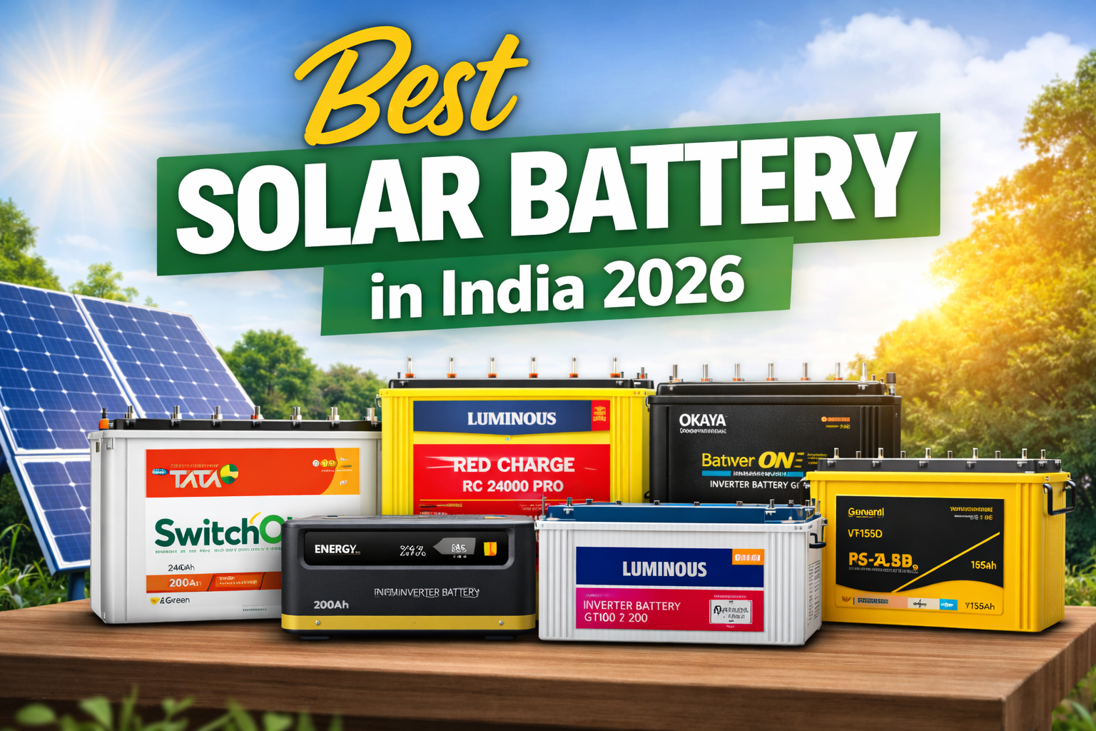 Best Lithium Battery Brands for Hybrid Solar Inverters in India (2026 Guide)