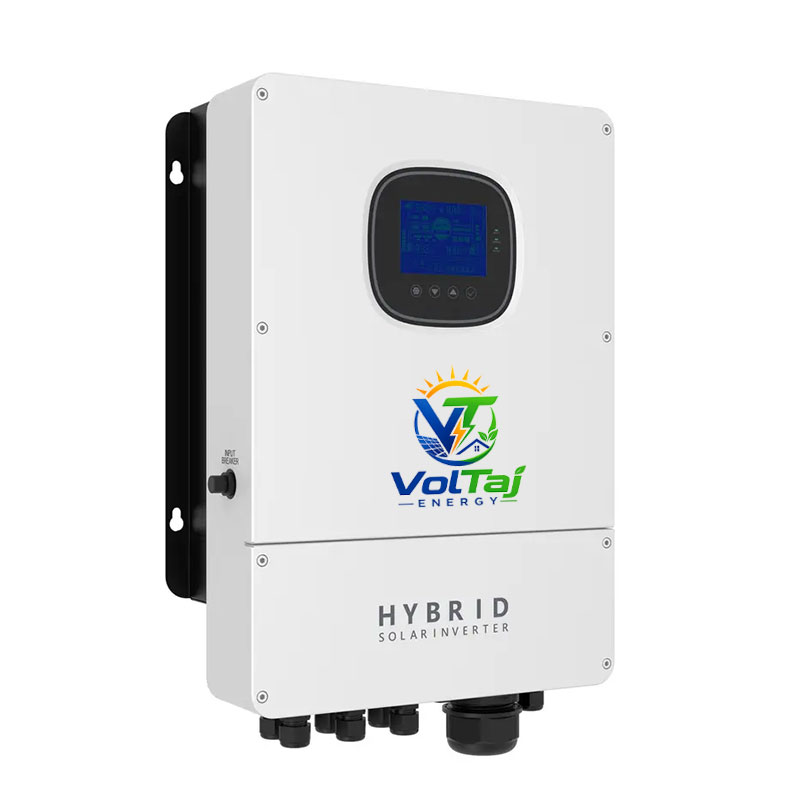 Voltaj 6KW IP65 Rated Hybrid Solar Inverter with 5 years warranty
